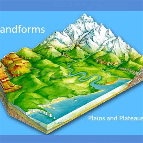 how are plains similar to plateaus